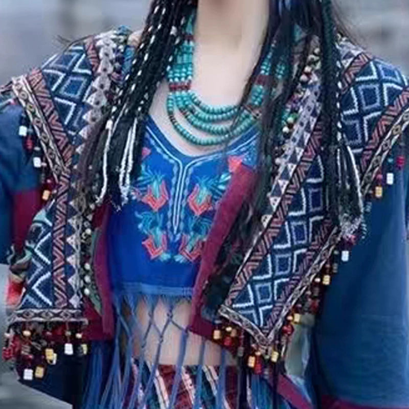 Ethnic Minority Series Wanderlust Portraits Miao Hanfu 67