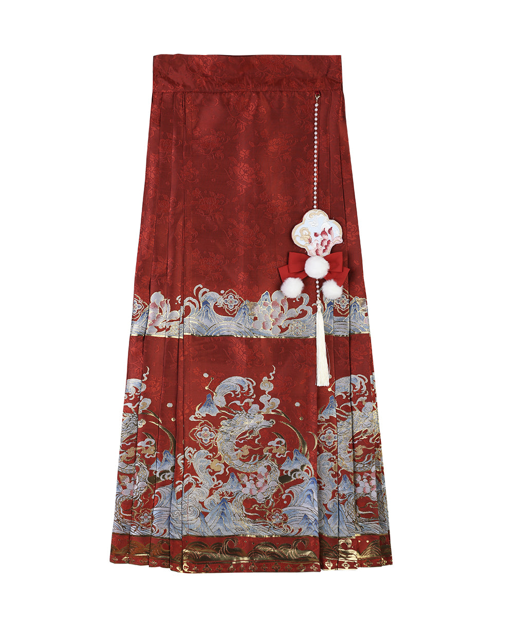 Han Element Series 2025 Hanfu Horse-Face Skirts Bonus