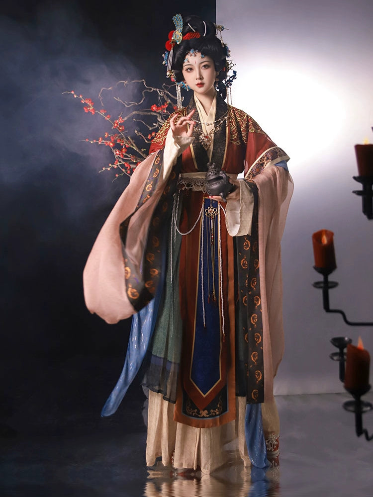Embroidery Restoration Women's Hanfu Fairy Improved Scarf
