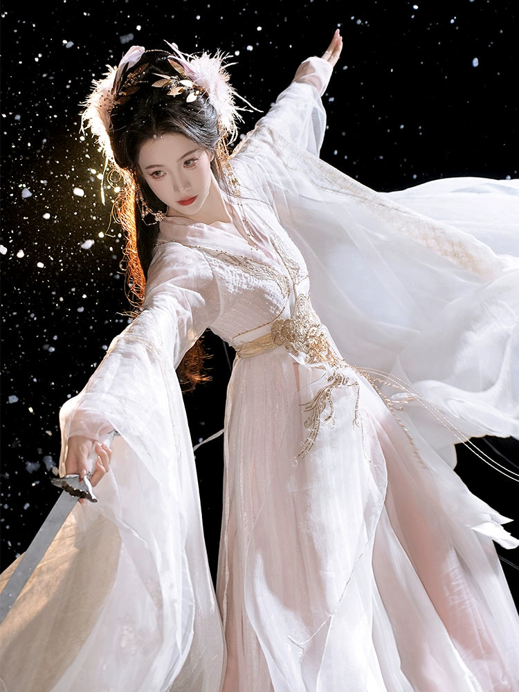 Wuxia Chic Series Gilt Blush Robe