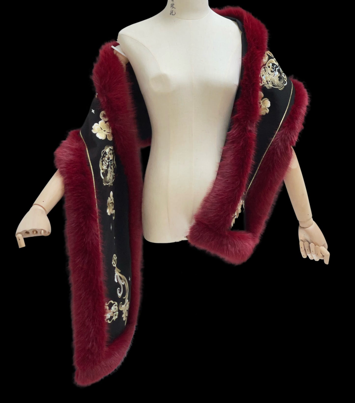 Haute Couture Series Woven Fabric Embroidered Hanfu Qing Huan Meet Dragon Wei Jin