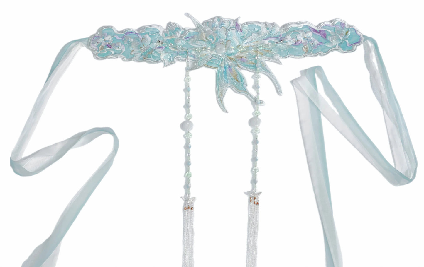 Haute Couture Series Woven Fabric Embroidered Hanfu Qing Huan Moon Goddess Warring States