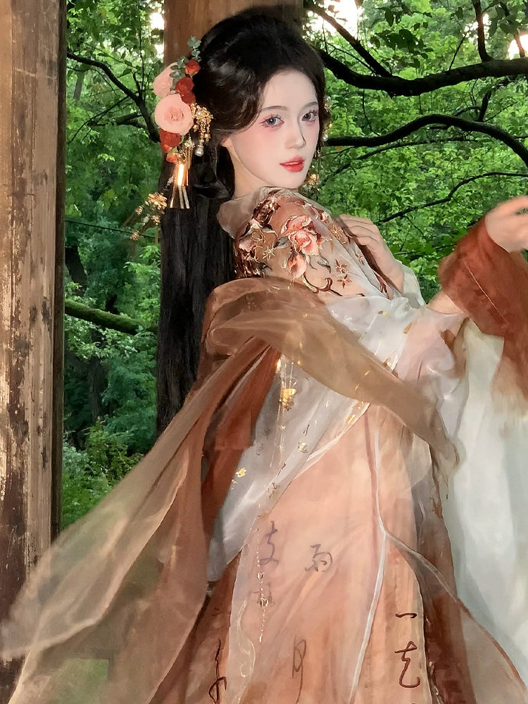 Ethereal Dreamscape Series Supreme Hanfu-Rose Poem Continuing