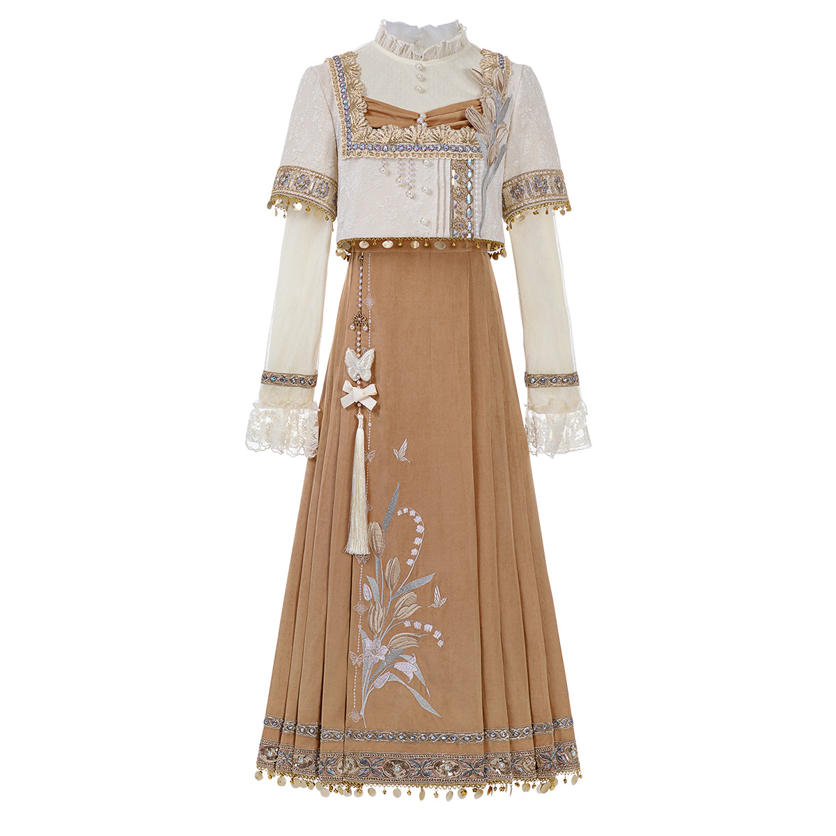Han Element Series 2025 Hanfu Han-Style Dresses Silvery