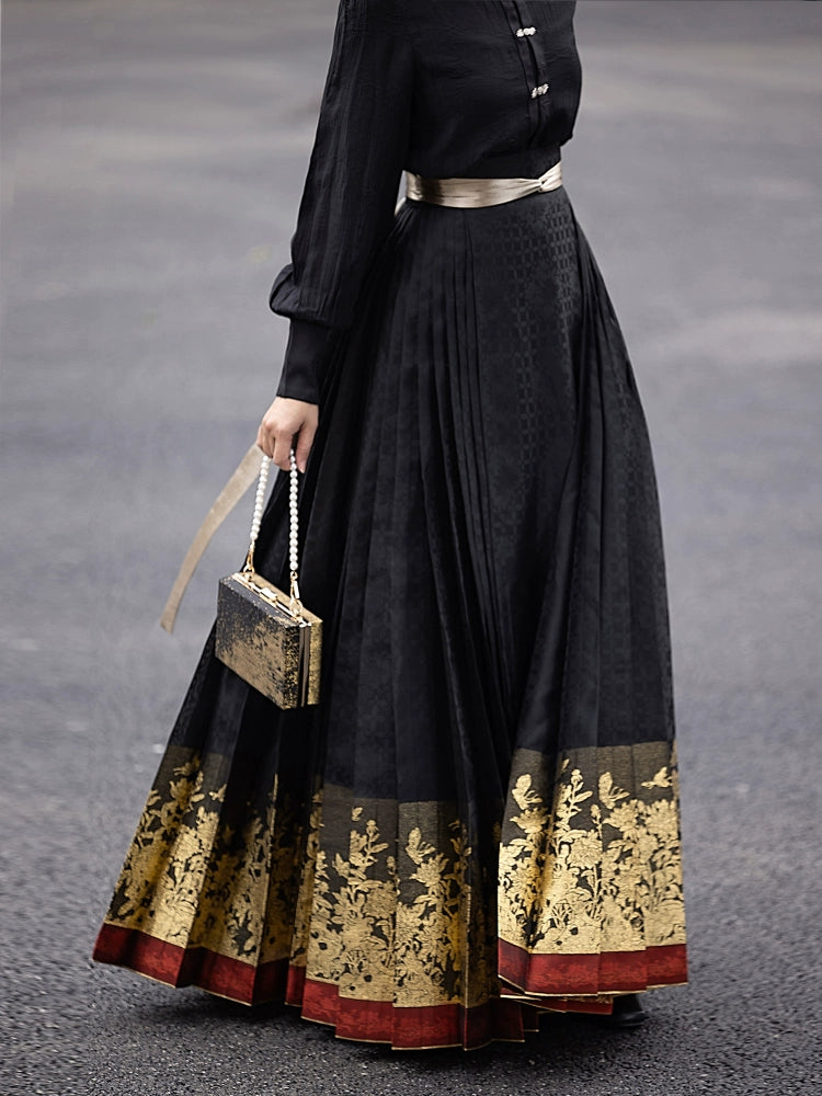 National Modern Hanfu Qipao Cheongsam Dress Skirt, gifts for women 2024