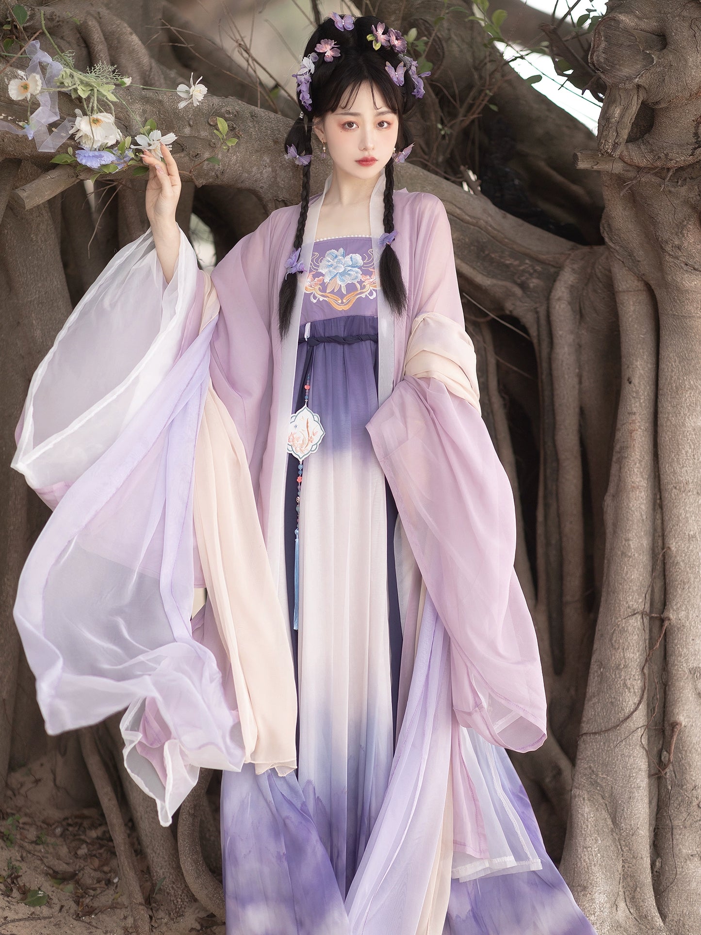 Qingshan Dream Original Hezi skirt improved Hanfu women's Tang Dynasty