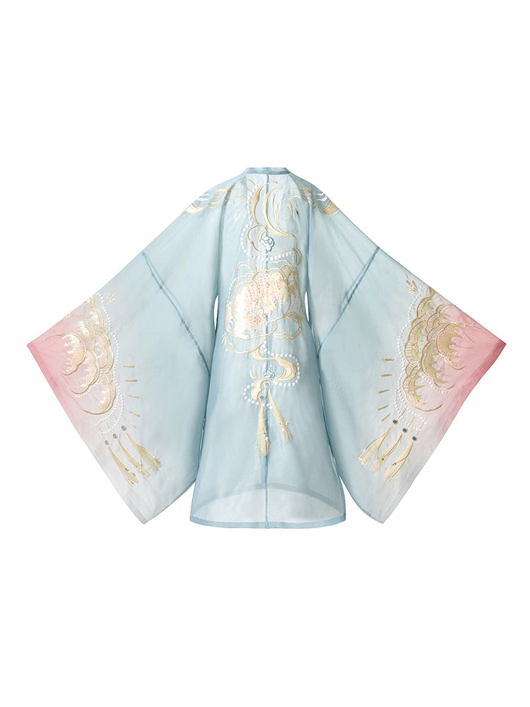 Nishang Fenghua : Nishang Fenghua-Large Sleeve Shirt