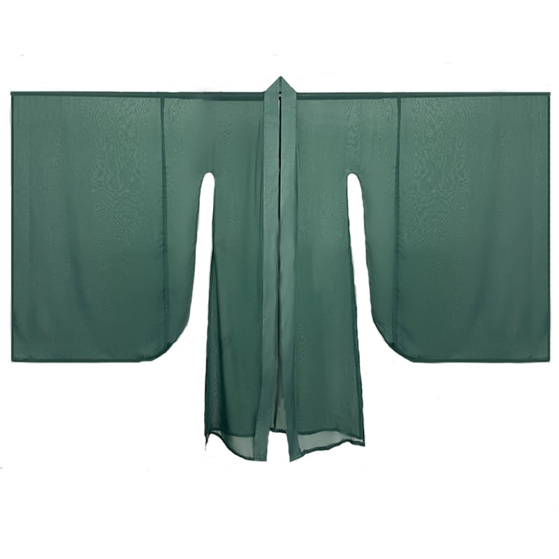 Tang Dynasty Original Hanfu women Green long sleeve shirt and chest skirt