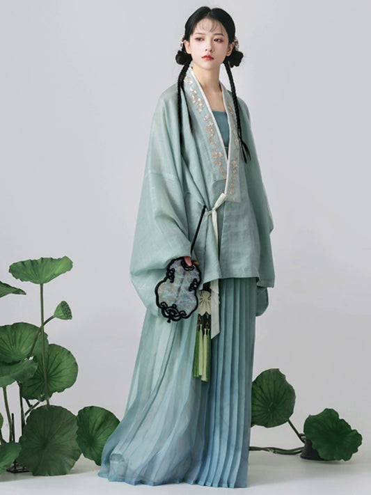 Shangyao Retreat Series Blue Ming Hanfu
