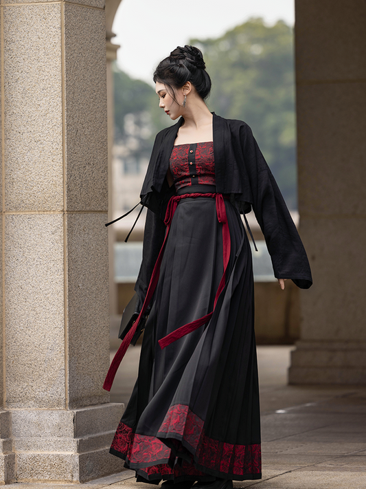 Dreams Hanfu Red Buds Night