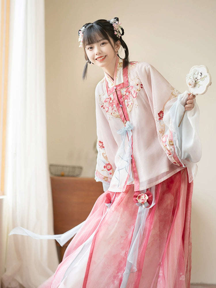 Hua Rong Man : Floral Infinity Loop