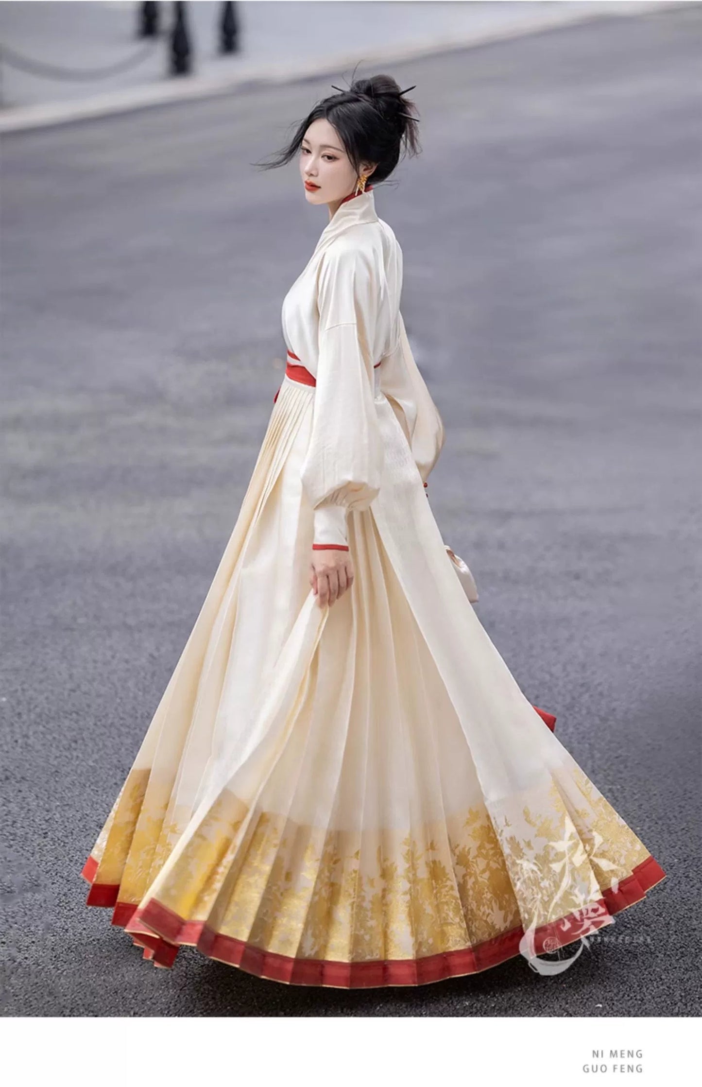 National Modern Hanfu Qipao Cheongsam Dress Skirt, gifts for women 2024