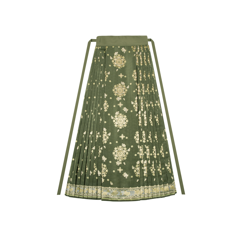 Serene Return Series Hanfu Bachelor's Mamian Skirt
