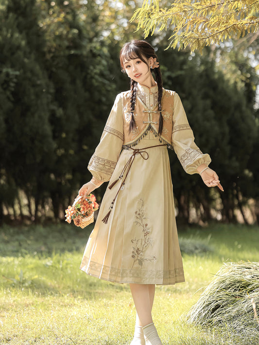 Han Element Series 2025 Hanfu Han-Style Dresses Flesh