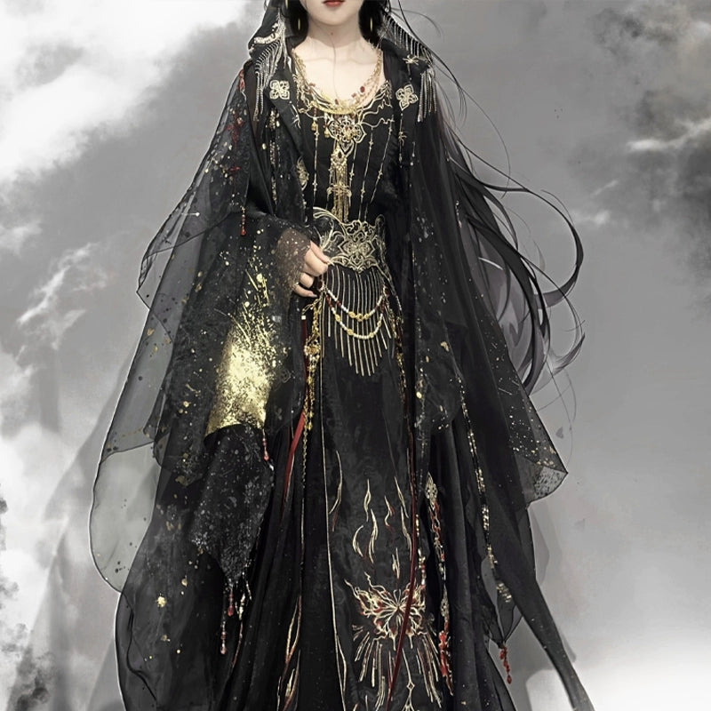 Ethereal Dreamscape Series Supreme Hanfu-Astralign Stellatrail