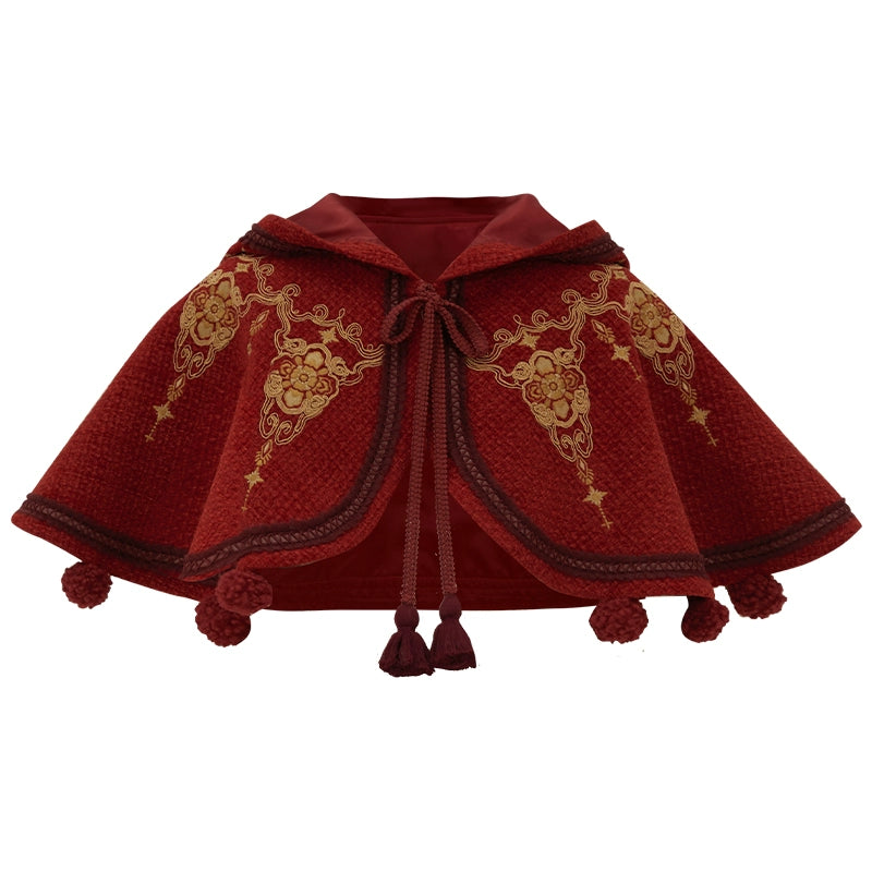 Hongyu Yao : Vermilion Jade Ballad-Cape