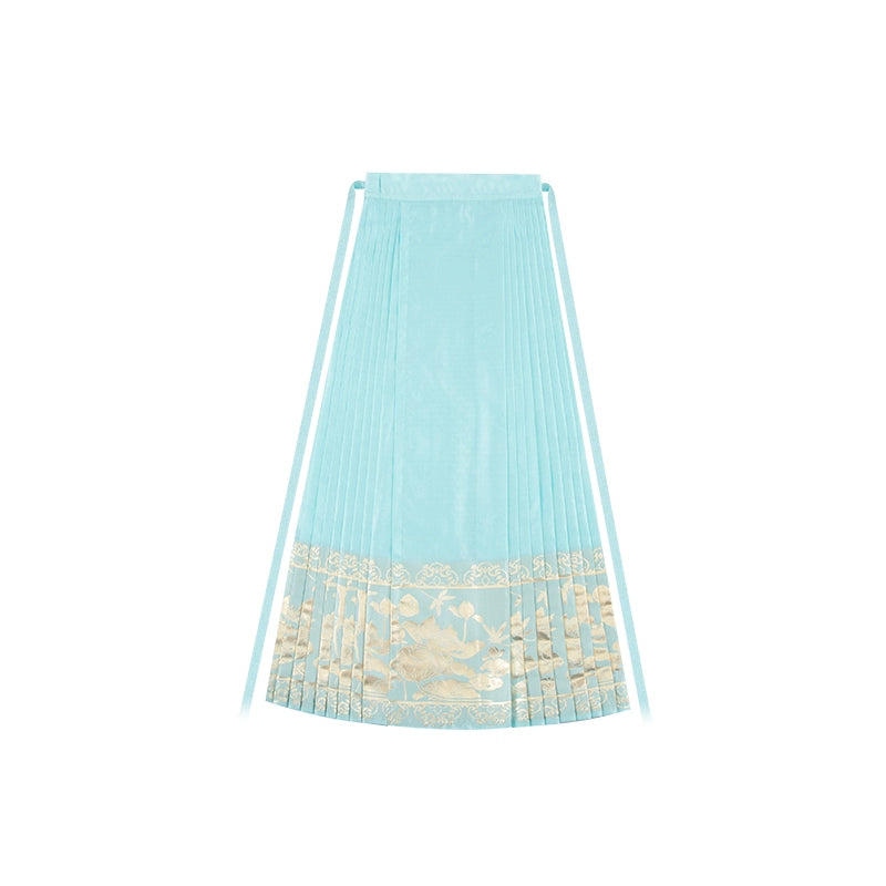 Serene Return Series Hanfu Bachelor's Mamian Skirt