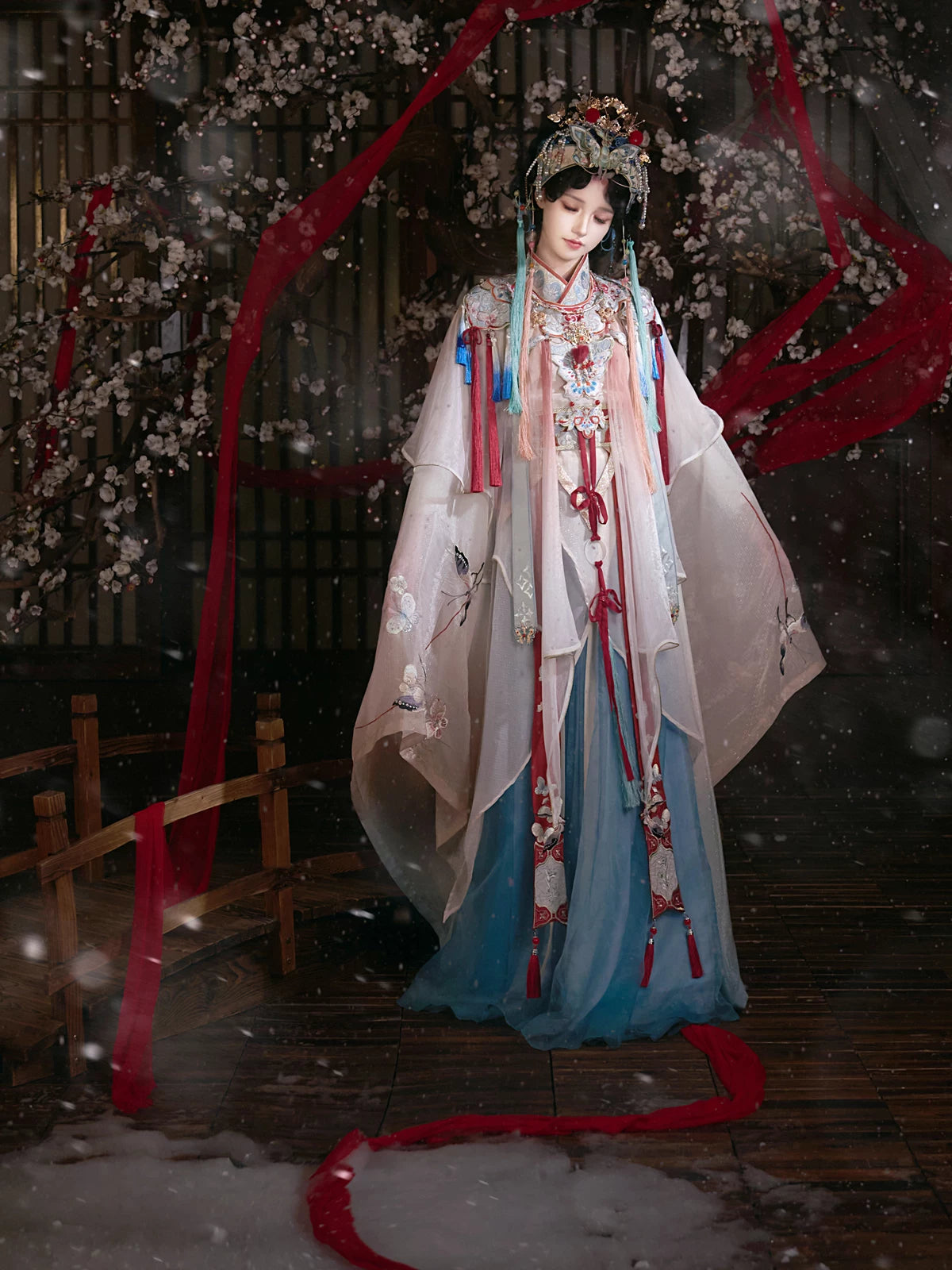 Cloud-Kissing Nature Series Metamorphosis Butterfly Ming Hanfu
