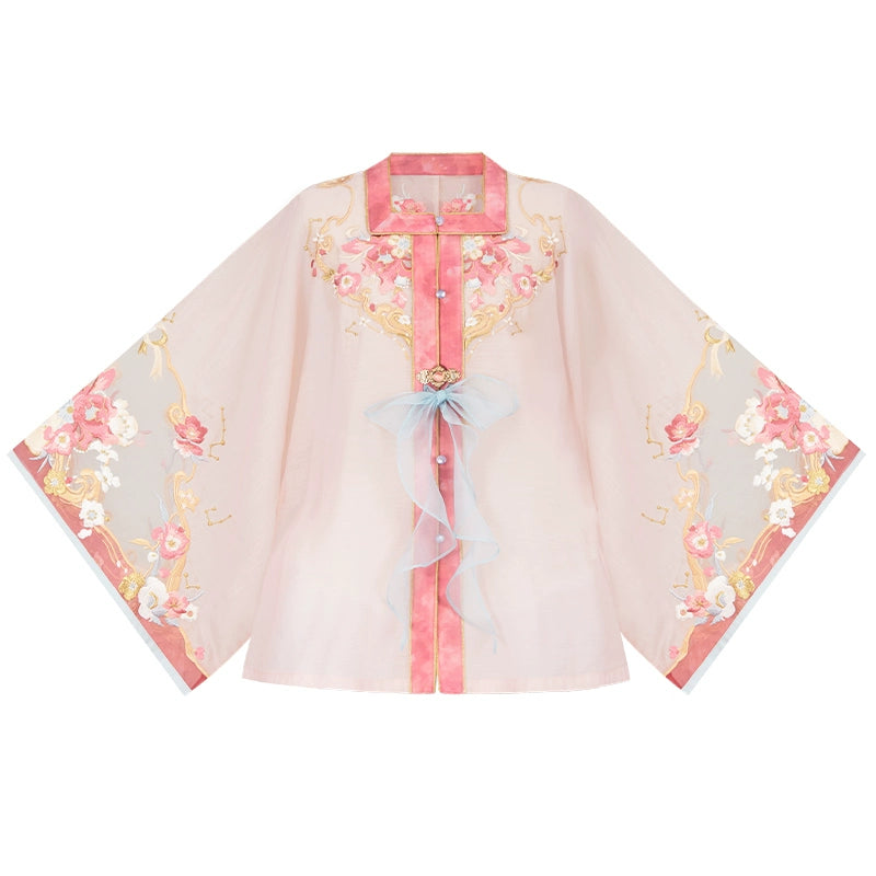 Hua Rong Man : Floral Infinity Loop