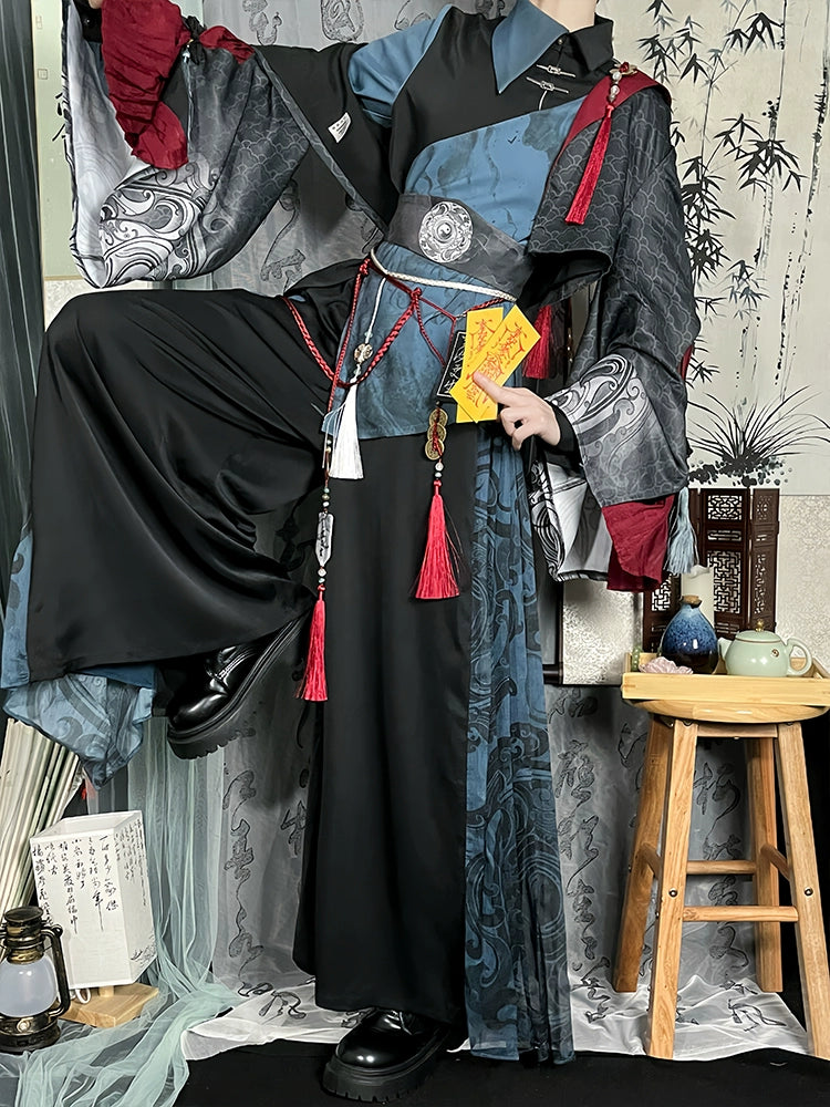 Flower Poetry Unisex Hanfu Kun Peng