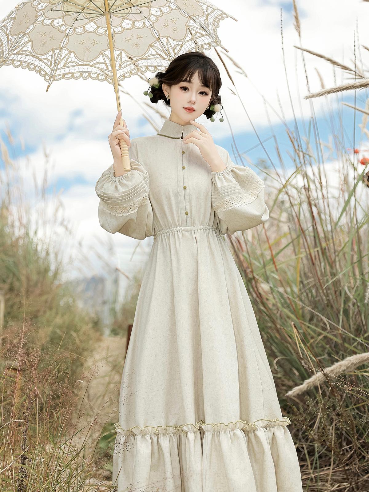 Han Element Series 2025 Hanfu Cross-Collar Tops Lolita