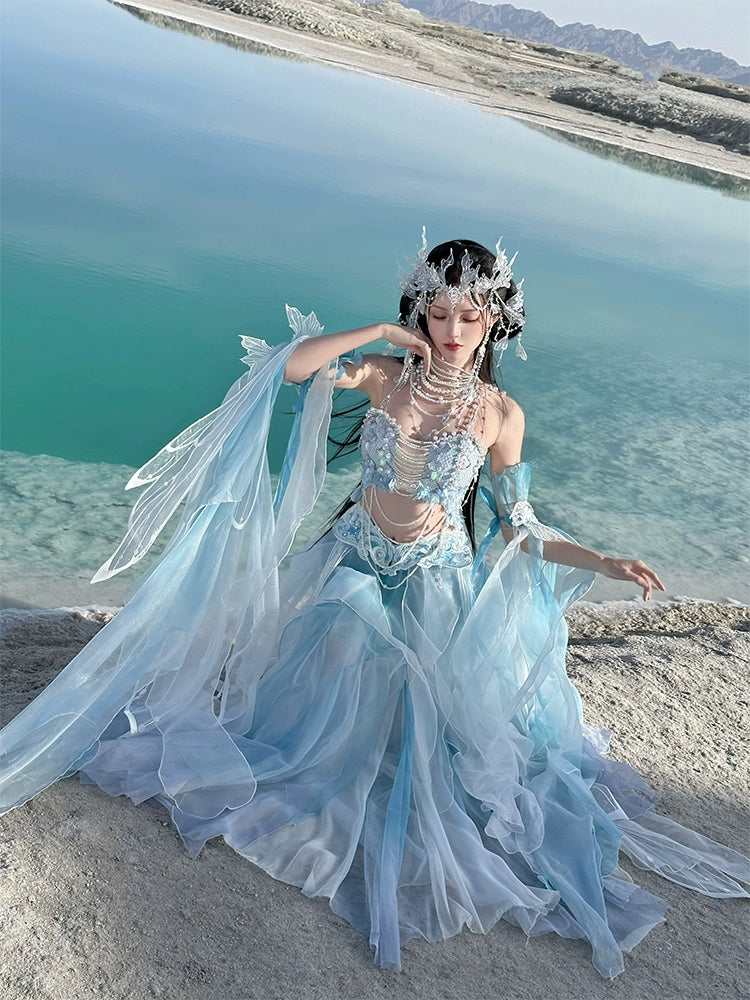 Exotic Series Mermaid Princess Hanfu Dress – Hanfu Shop Exotic Series Mermaid Princess Hanfu Dress – Hanfu Shop