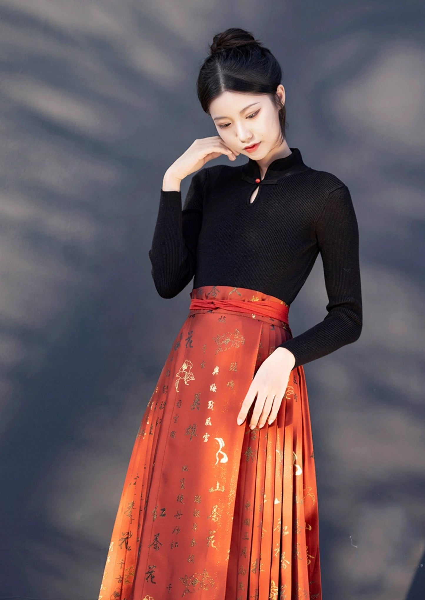 9-Colors Modern Hanfu TOPS Qipao Cheongsam Dress Skirt, gifts for women 2024