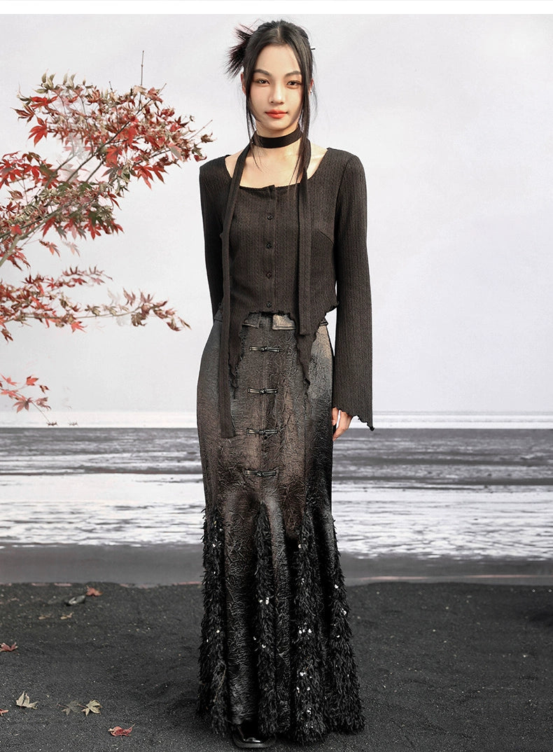 New Modern Hanfu Qipao Cheongsam Dress Skirt, gifts for women 2024