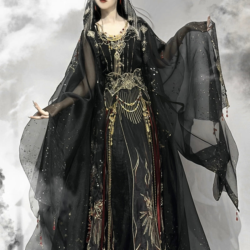 Ethereal Dreamscape Series Supreme Hanfu-Astralign Stellatrail