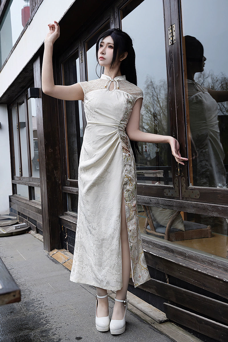 Flower Poetry Hanfu Cheongsam Qingyu Table Ningzhi
