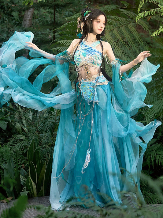 Bestie Series Peafowl Tang Dynasty Hanfu
