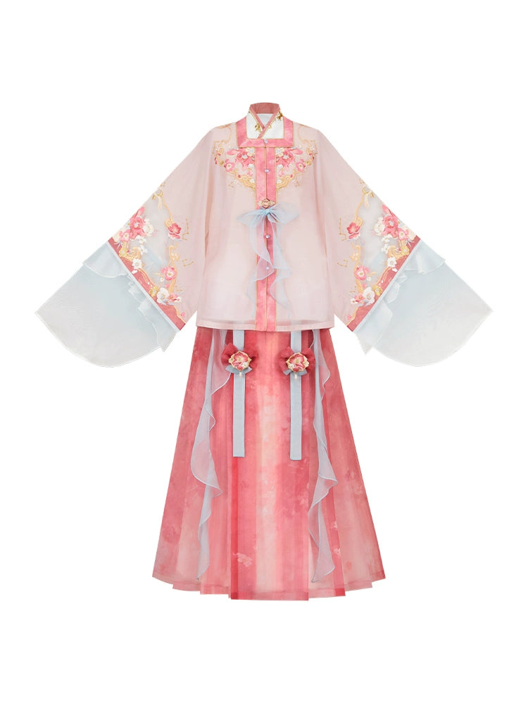 Hua Rong Man : Floral Infinity Loop