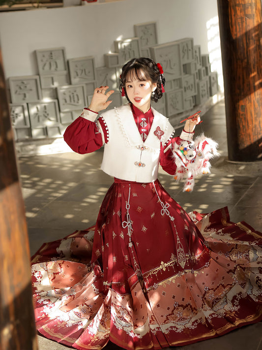 Han Element Series 2025 Hanfu Horse-Face Skirts Year
