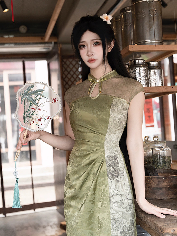 Flower Poetry Hanfu Cheongsam Qingyu Table Ningzhi