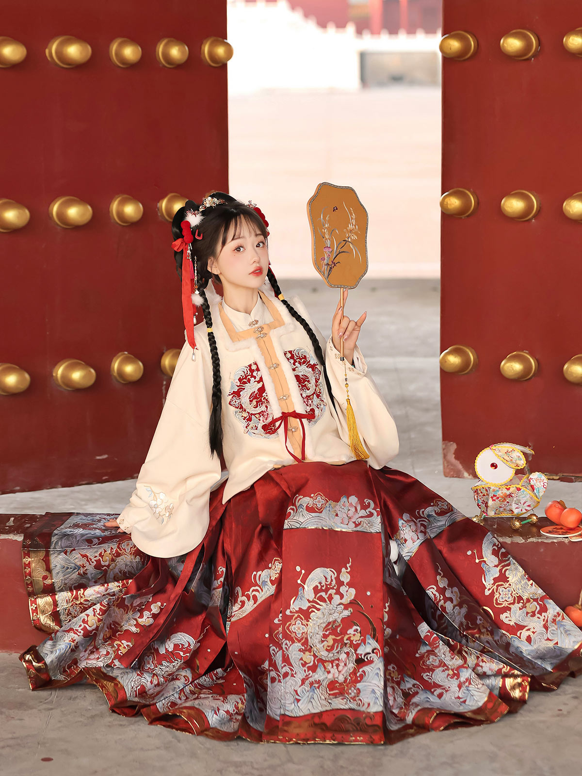 Han Element Series 2025 Hanfu Horse-Face Skirts Bonus