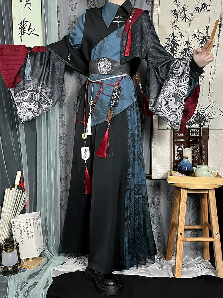 Flower Poetry Unisex Hanfu Kun Peng