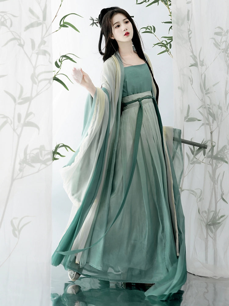 Song Dynasty Traditional Hanfu Qipao Cheongsam Dress Skirt, gifts for Hanfu Shop Song Dynasty Traditional Hanfu Qipao Cheongsam Dress Skirt, gifts for Hanfu Shop