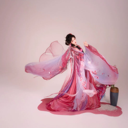 Ethereal Dreamscape Series Supreme Hanfu-Ashenblush