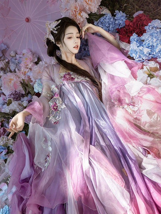 Twelve Flower Goddesses Series Peony Hanfu Dress