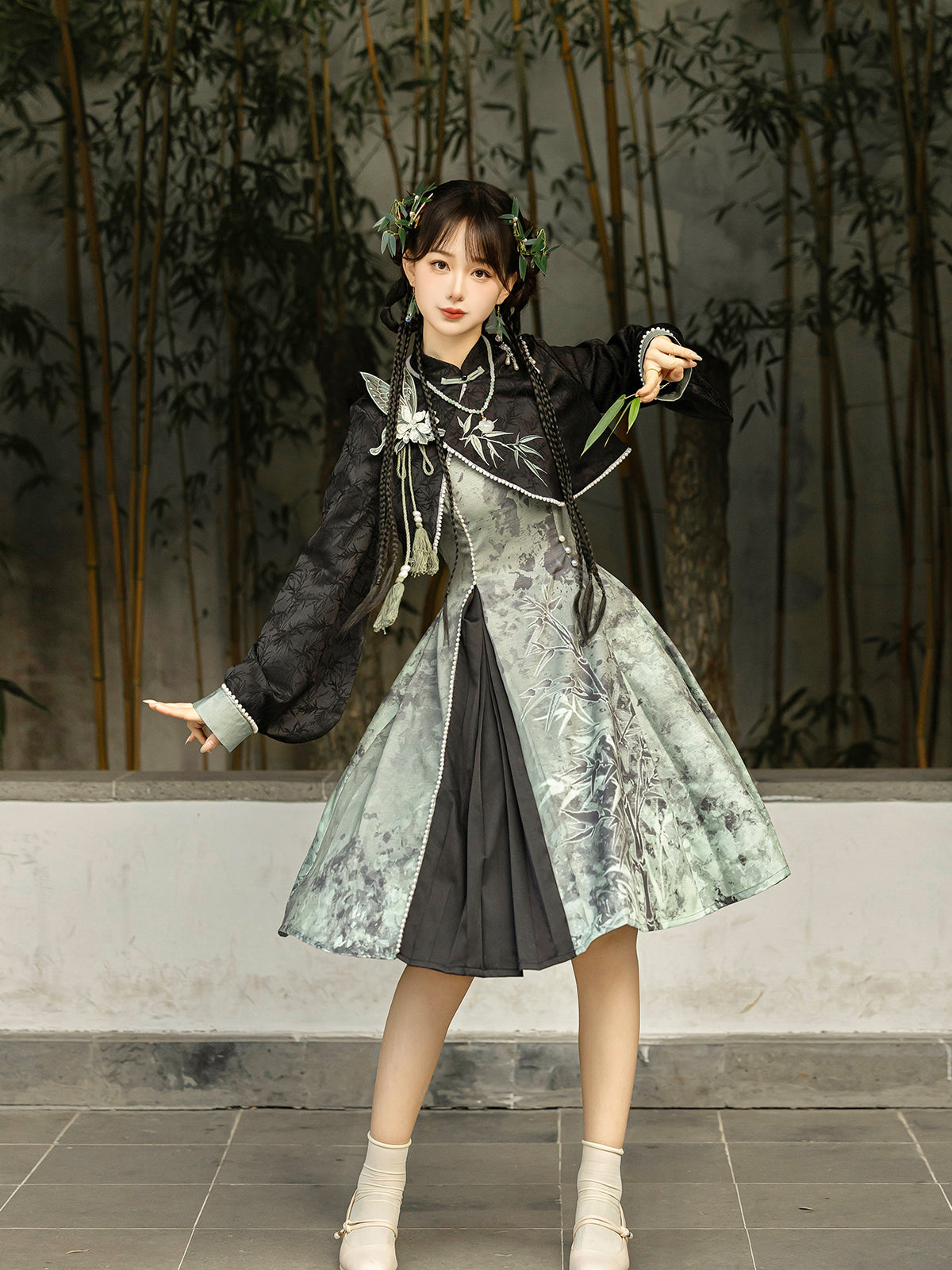 Han Element Series 2025 Hanfu Han Dresses Black