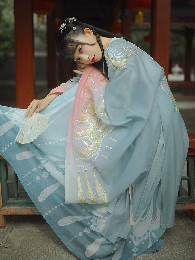 Nishang Fenghua : Nishang Fenghua-Large Sleeve Shirt