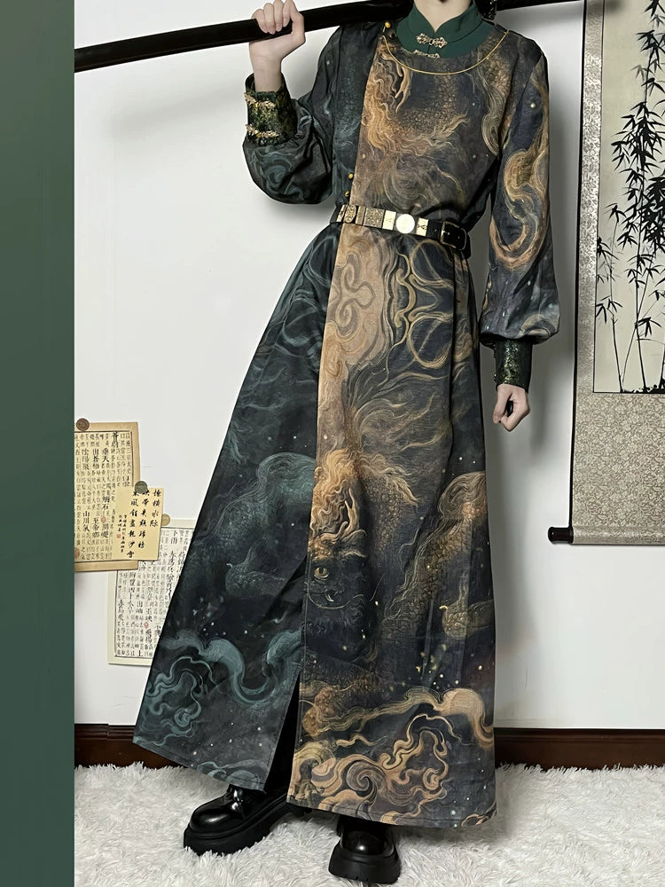Flower Poetry Unisex Hanfu Pulao