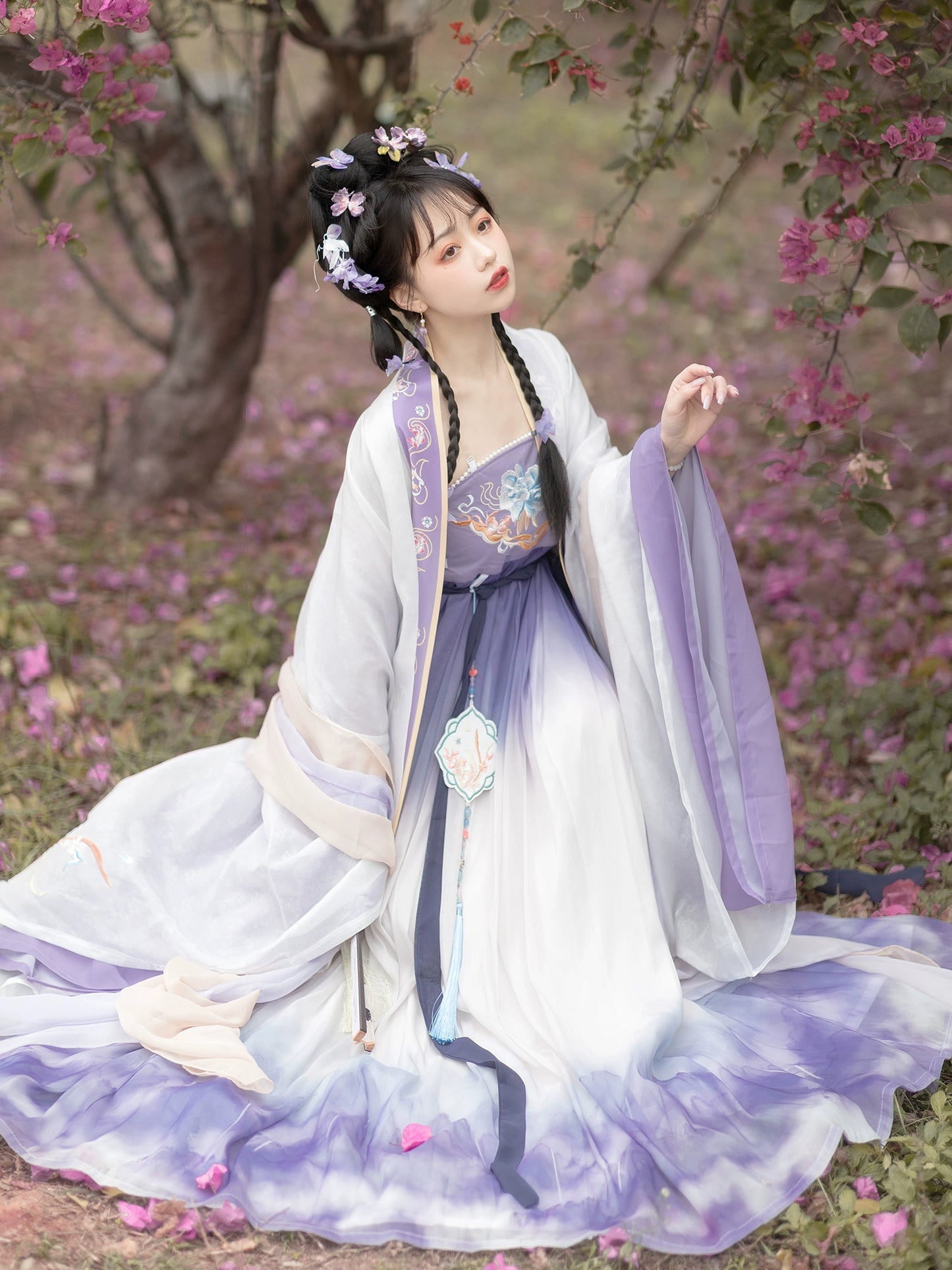 Qingshan Dream Original Hezi skirt improved Hanfu women's Tang Dynasty
