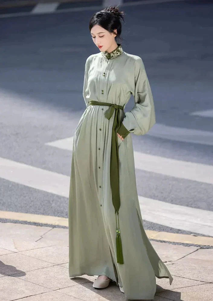 Original Modern Hanfu Qipao Cheongsam Dress Skirt, gifts for women 2024