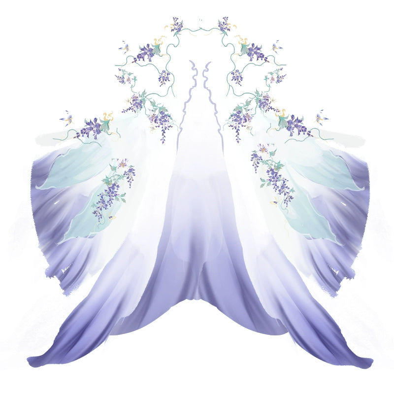 Exotic Series Moonlit Vines' Soliloquy Hanfu Dress