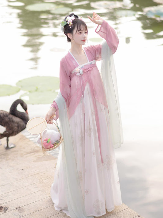 Han Element Series 2025 Hanfu Ruqun Sets Blushing