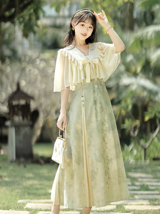 Han Element Series 2025 Hanfu Han-Element Outerwear Milky