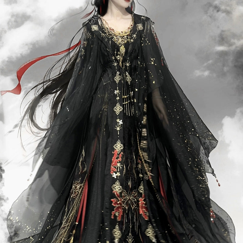 Ethereal Dreamscape Series Supreme Hanfu-Astralign Stellatrail