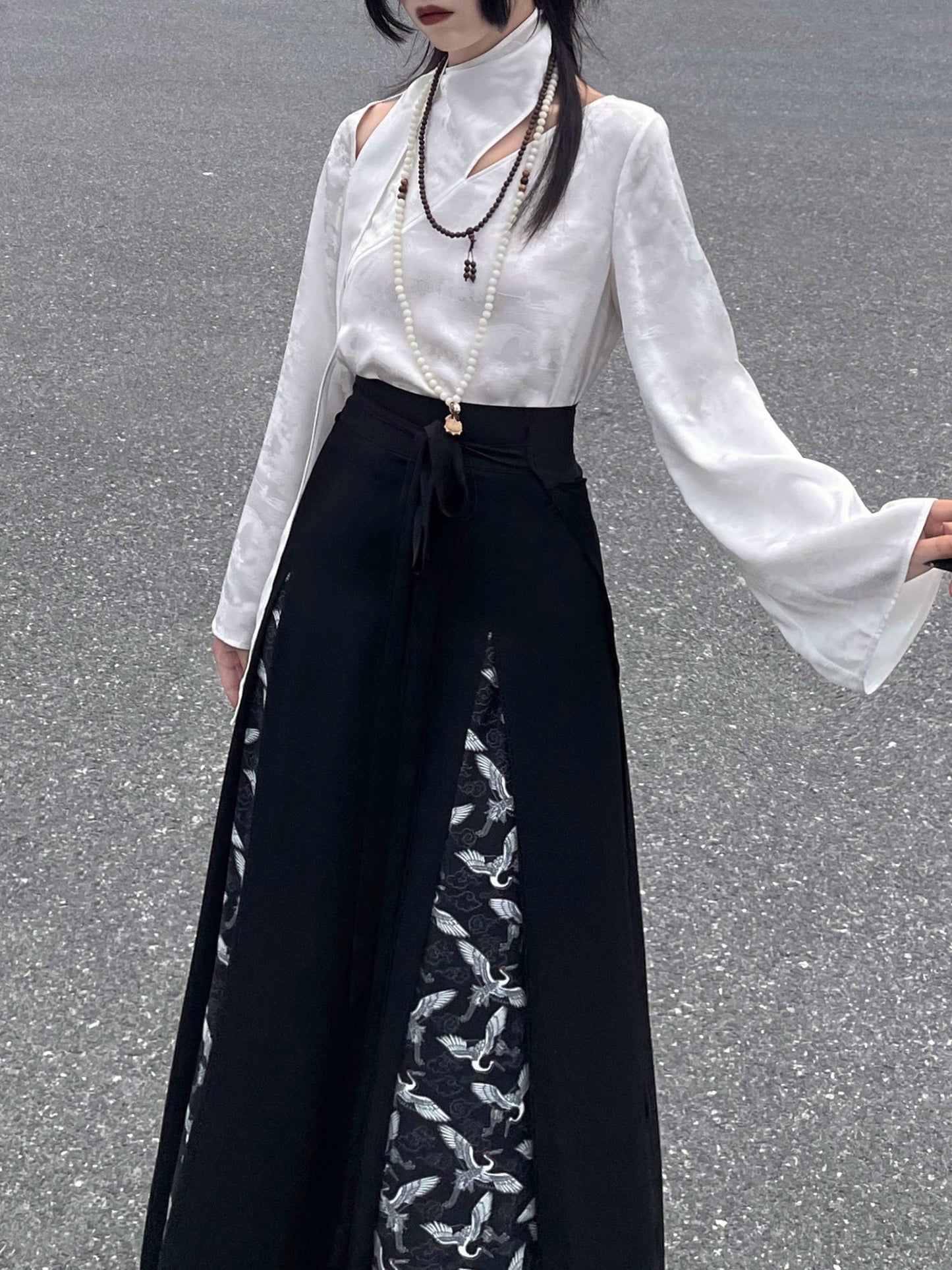 Mamian Modern Hanfu Qipao Cheongsam Dress Skirt, gifts for women 2024