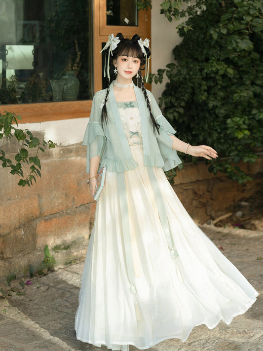 Han Element Series 2025 Hanfu Ruqun Sets Vert